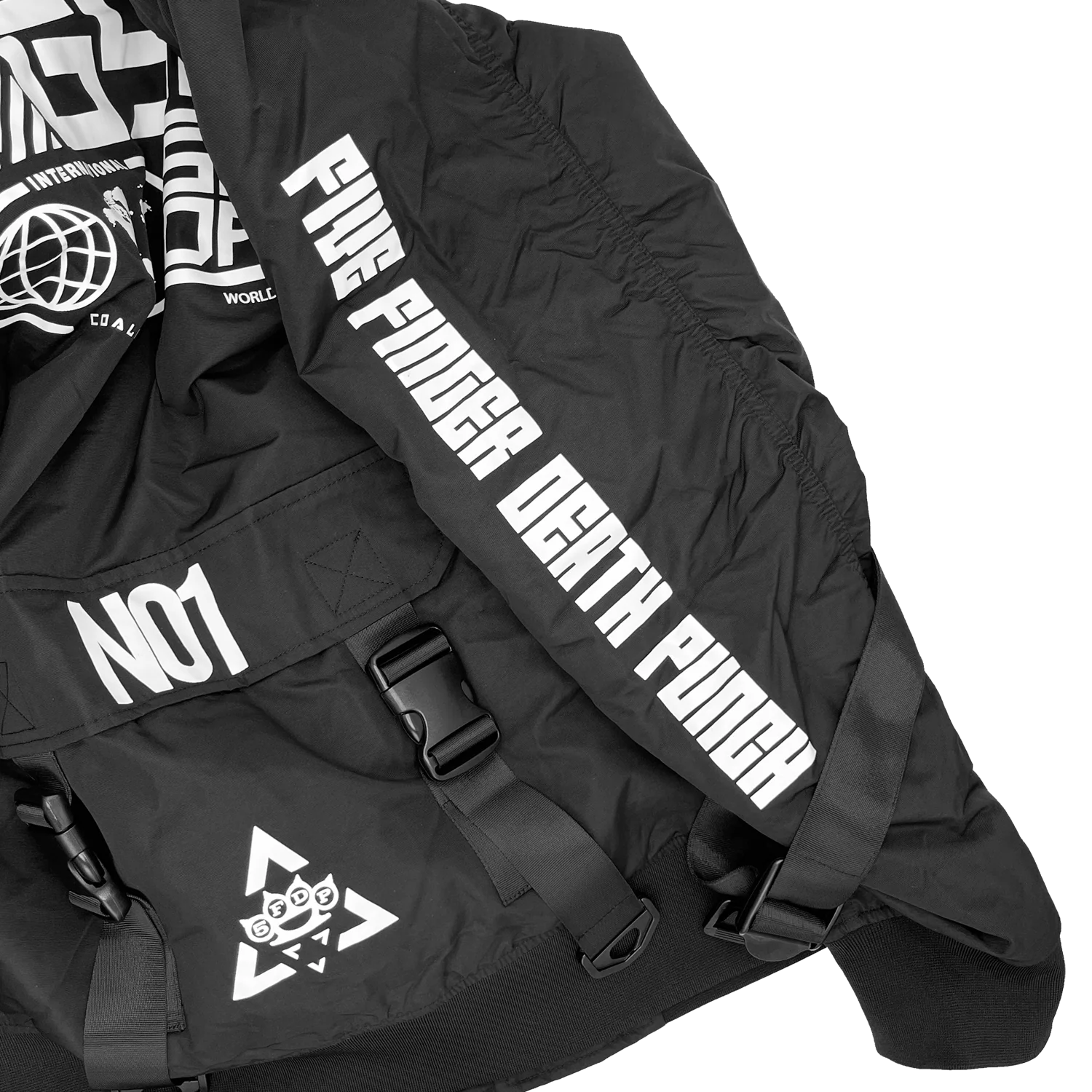 GY6 Tech Bomber Jacket - Black - Image 10