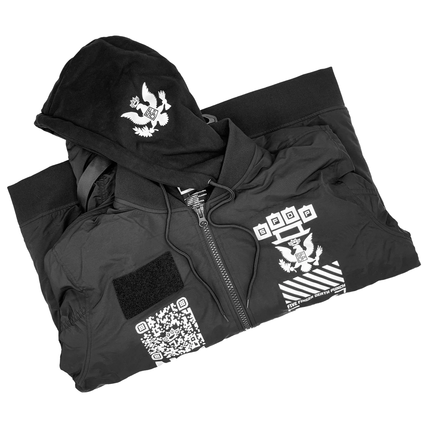 GY6 Tech Bomber Jacket - Black - Image 9
