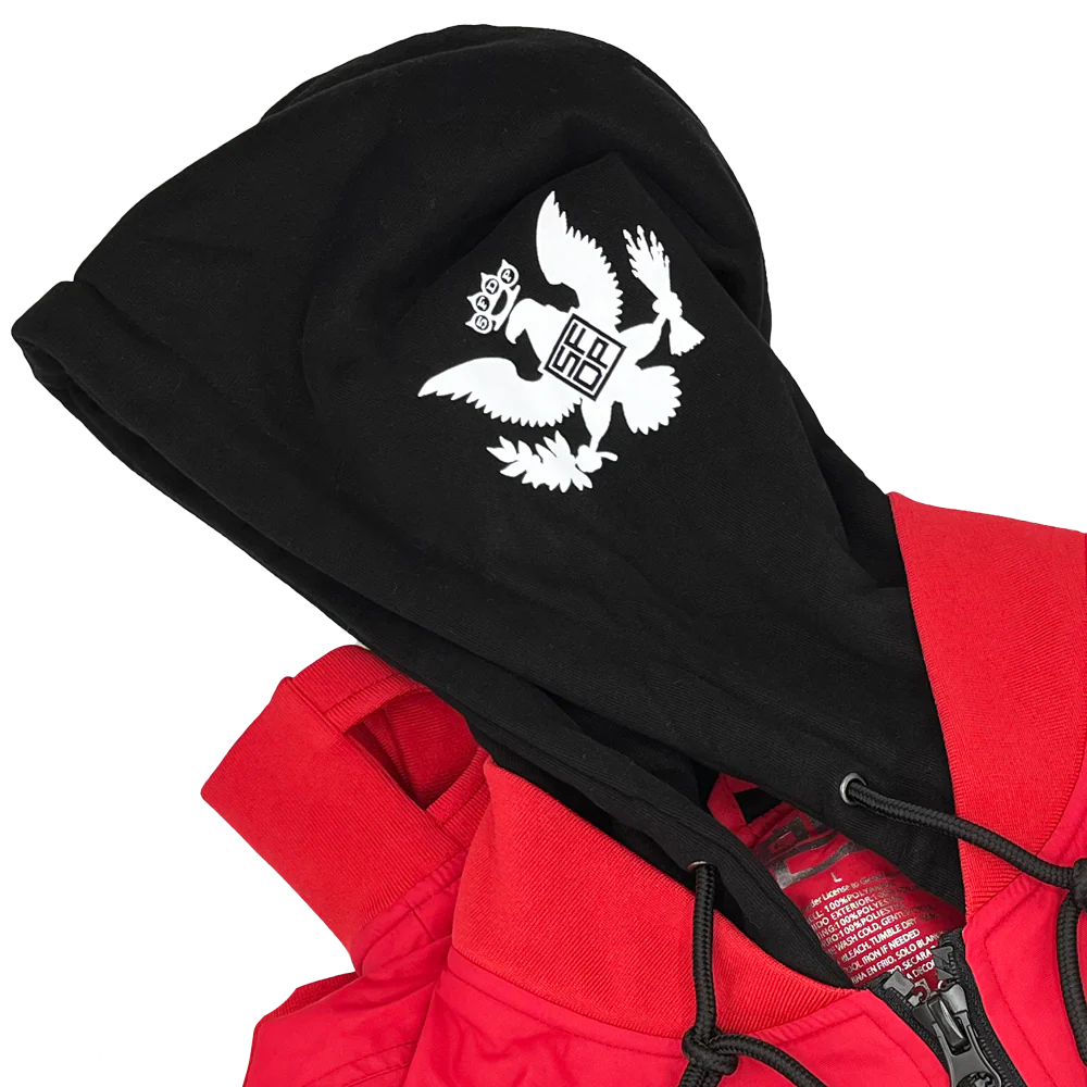 GY6 Tech Bomber Jacket - Red - Image 6