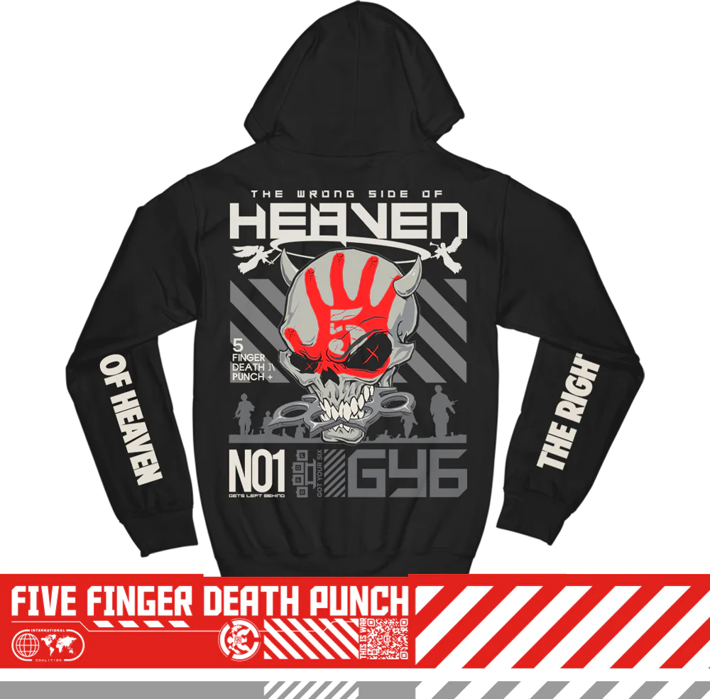 Wrong Side of Heaven Anniversary Black Zip Hoodie - Image 3
