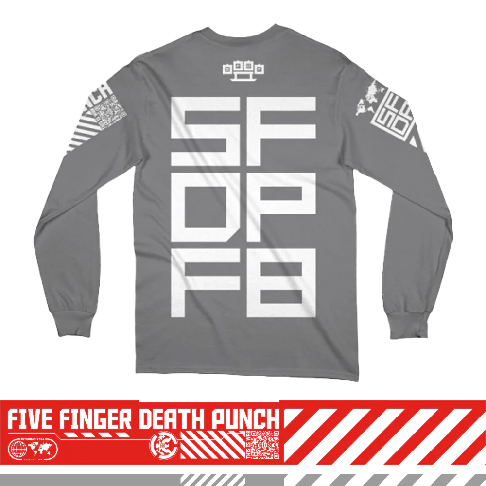 This is War Grey Long Sleeve Tee - Image 3